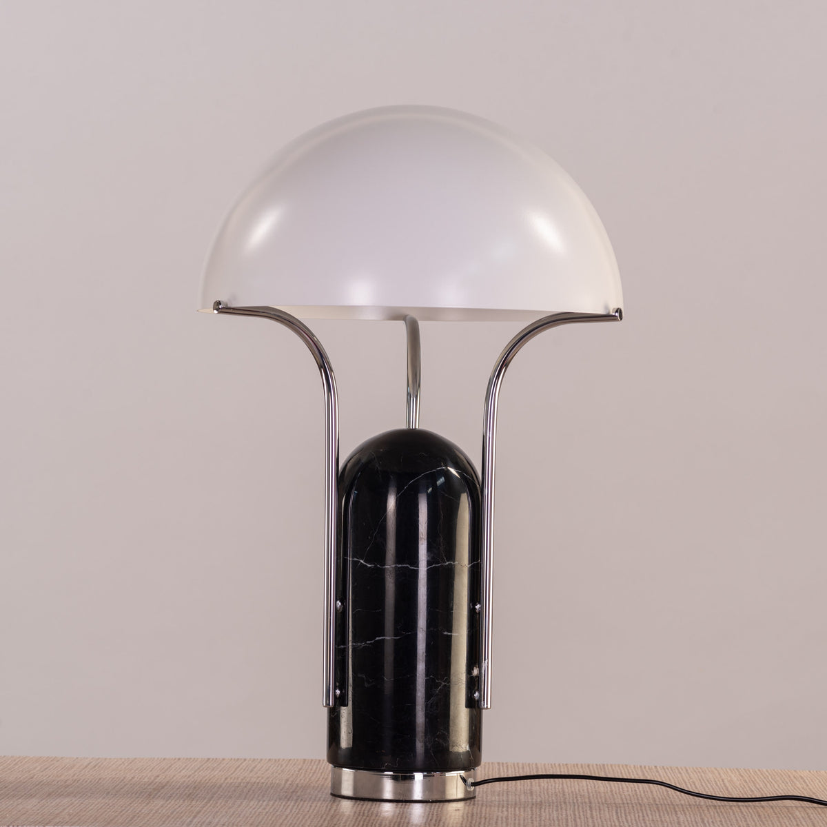 Painkiller (Black, White) Marble Table Lamp