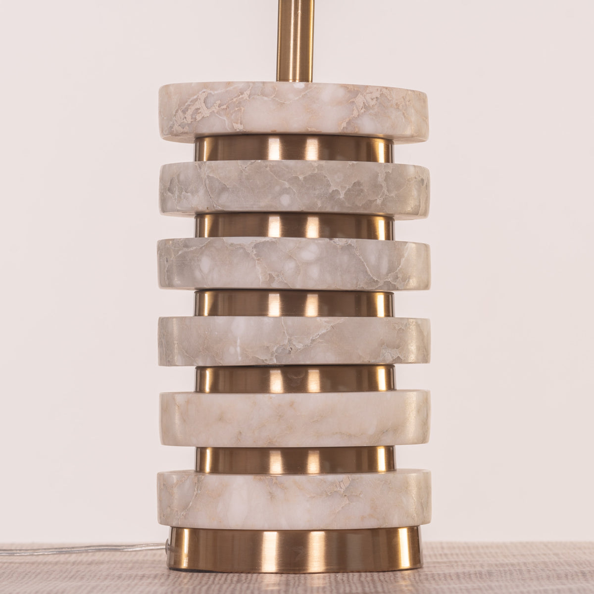 Never Have I Ever (Gold) Marble Table Lamp