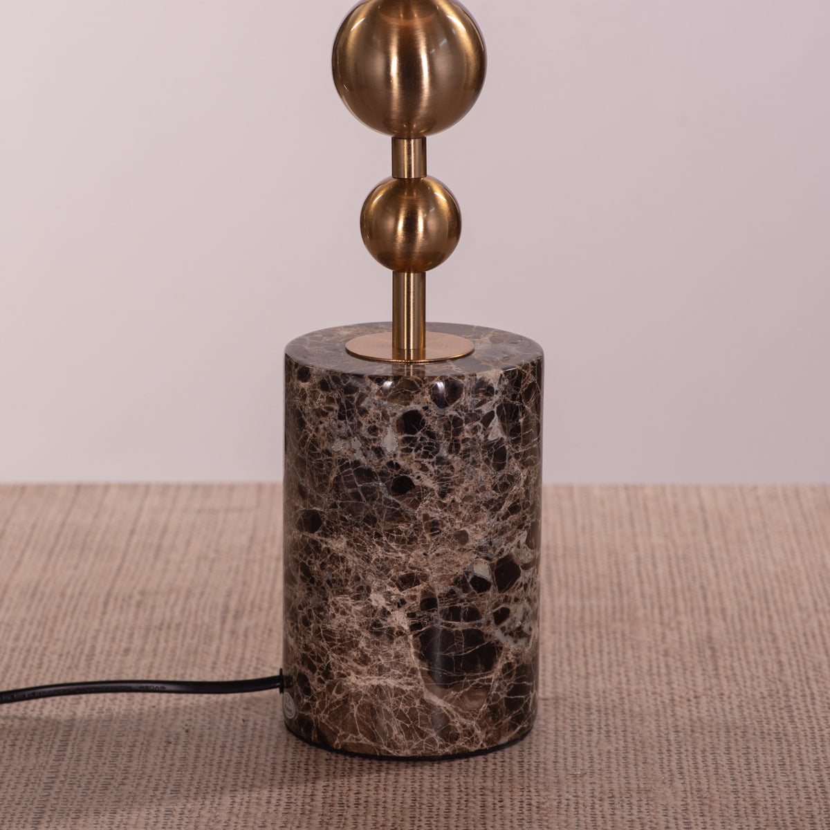 Hard To Handle (Gold, Brown, White ) Marble Table Lamp