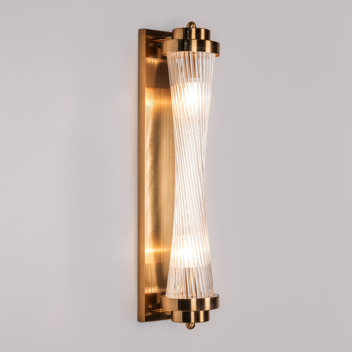 Dream On (Gold) Glass Tube Wall Light