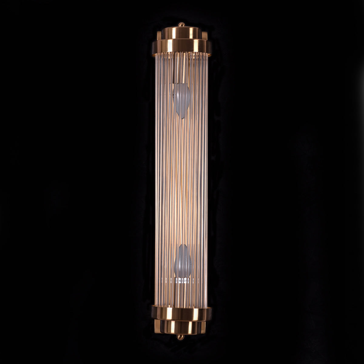 Dream On (Gold) Glass Tube Wall Light