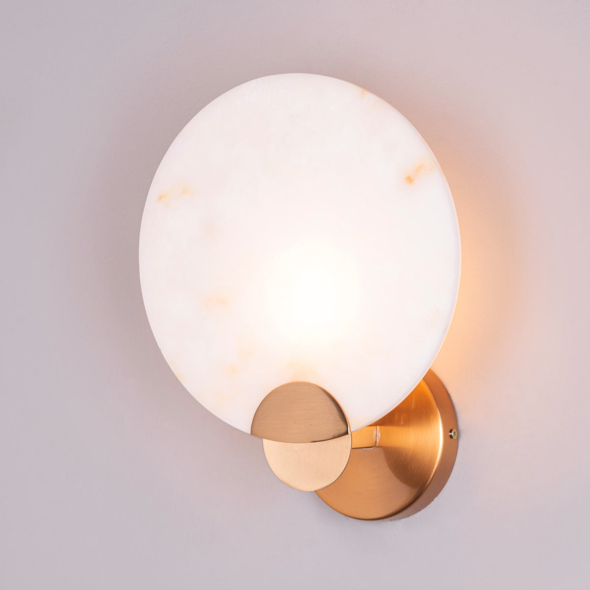 Crazy In Love (Gold) Alabaster Wall Light