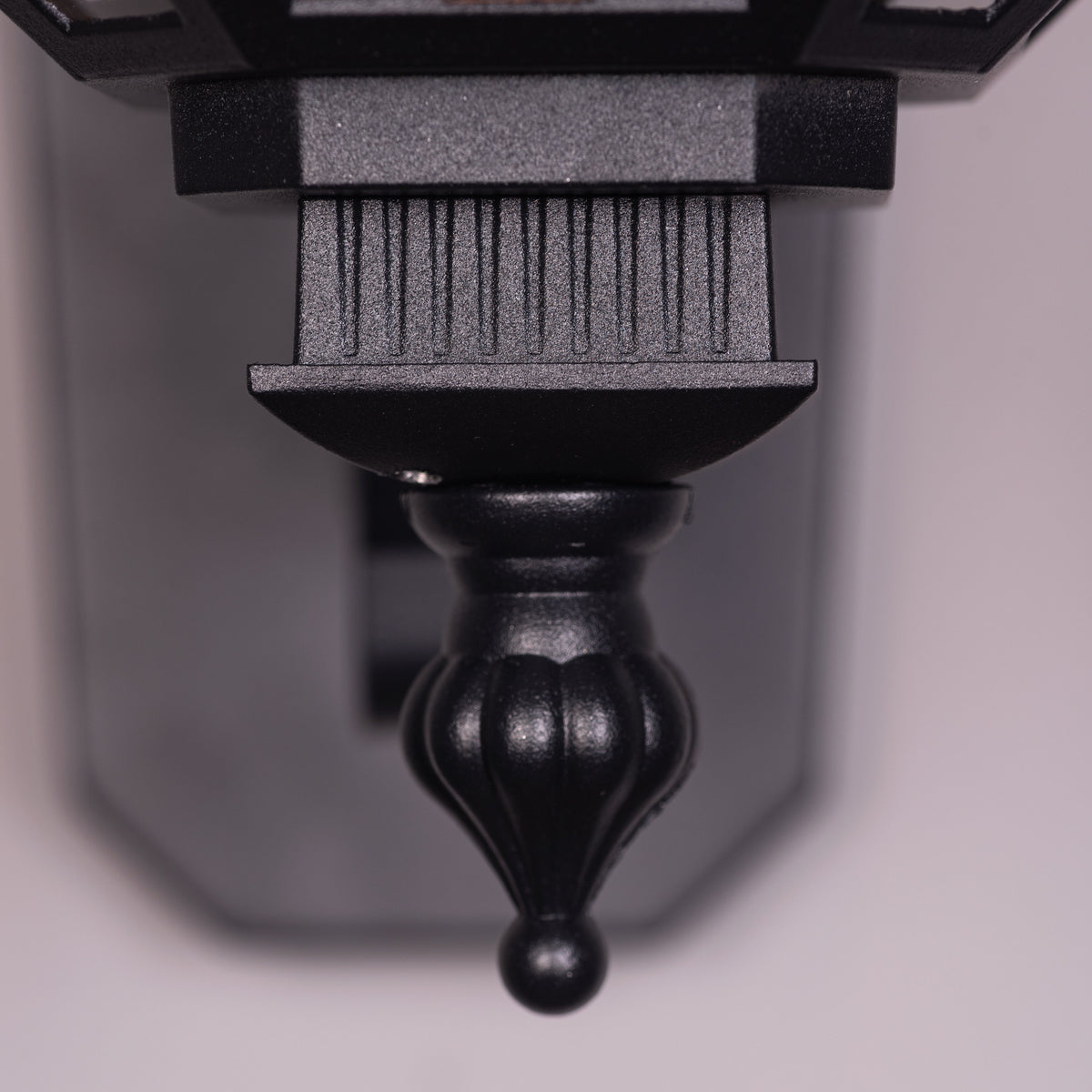 Townhouse (Black) Clear Glass Outdoor Covered Wall Light