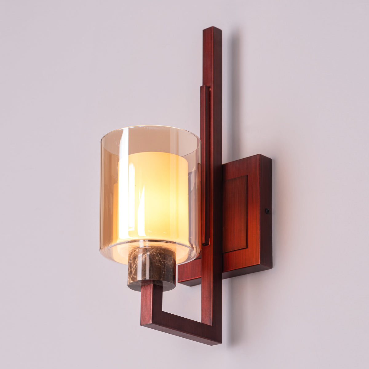 Fallen Angels (Coffee) Marble Wall Light