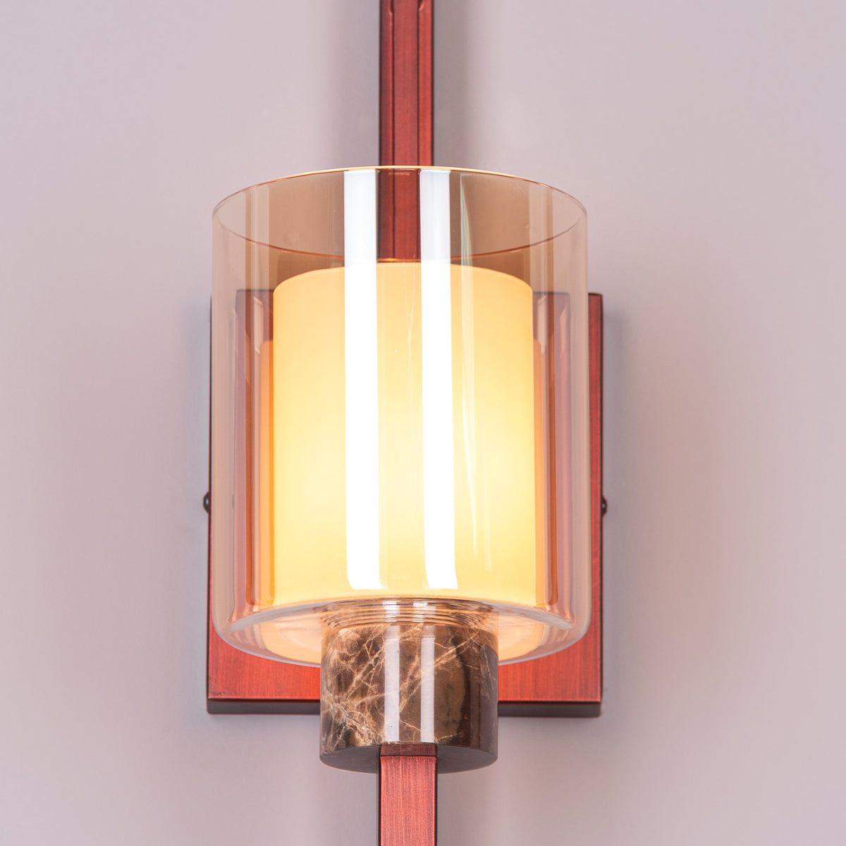 Fallen Angels (Coffee) Marble Wall Light