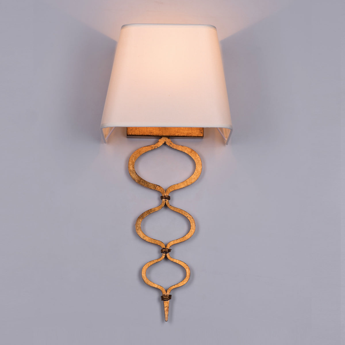 Sunlit (Cream, Gold, Foil Finish) Wall Light