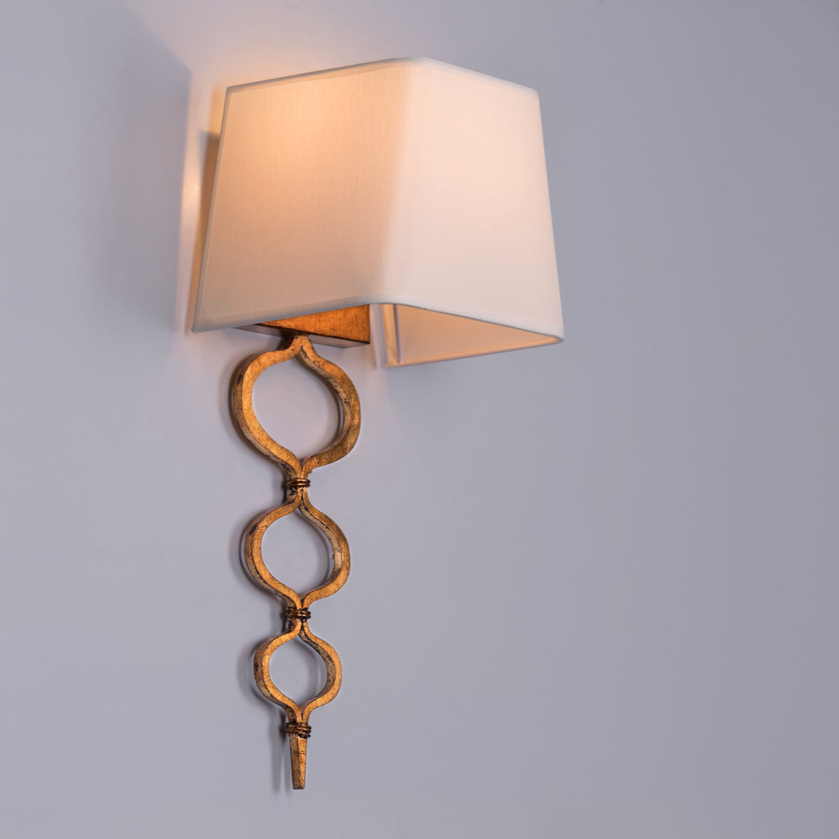 Sunlit (Cream, Gold, Foil Finish) Wall Light