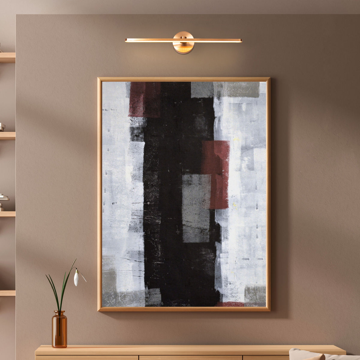 It's A Must (Large, Gold, Built-In LED) Picture Light