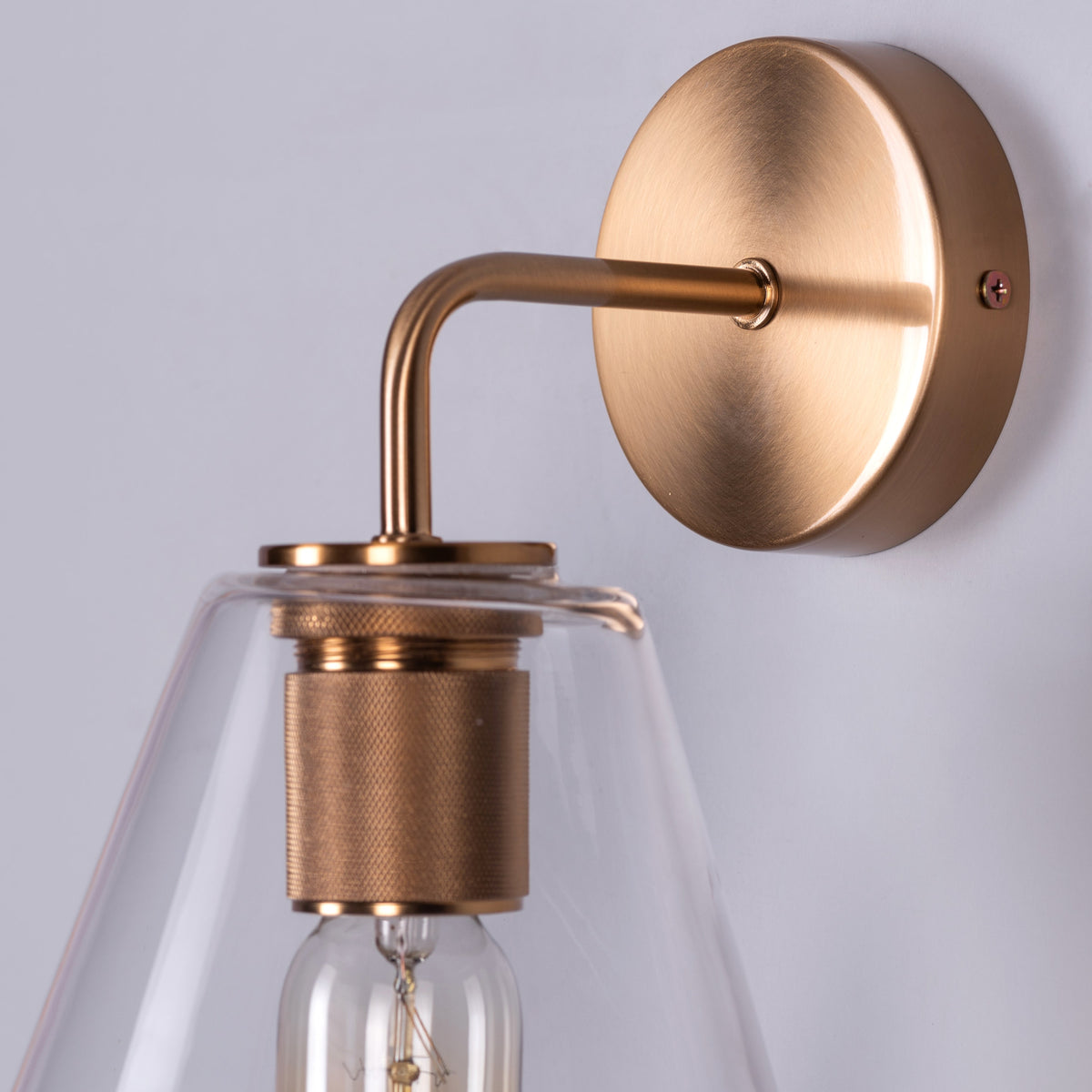Glow Maze (Gold) Glass Wall Light