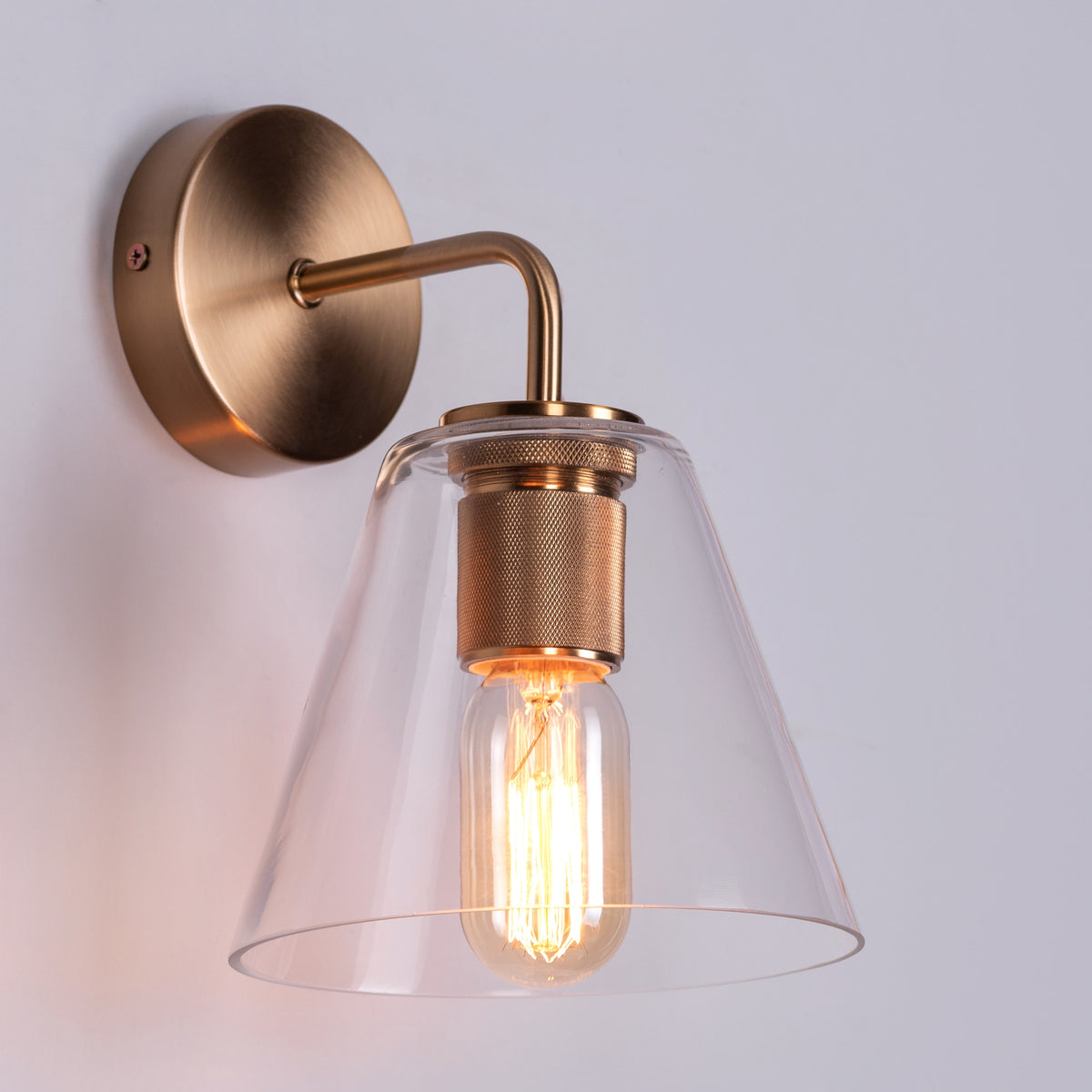 Glow Maze (Gold) Glass Wall Light