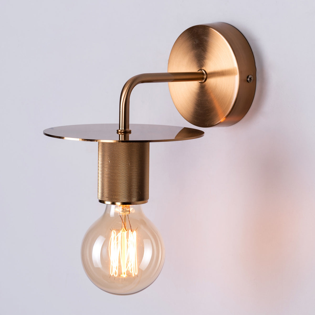 Ahead We Glow (Gold) Wall Light