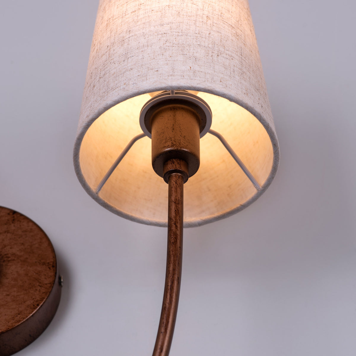 Coffee High (Antique Gold) Wall Light
