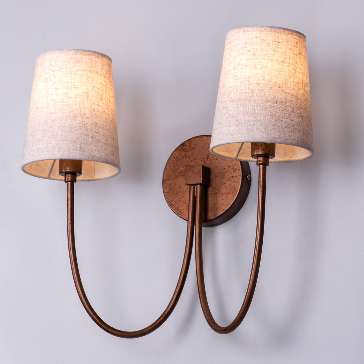 Coffee High (Antique Gold) Wall Light