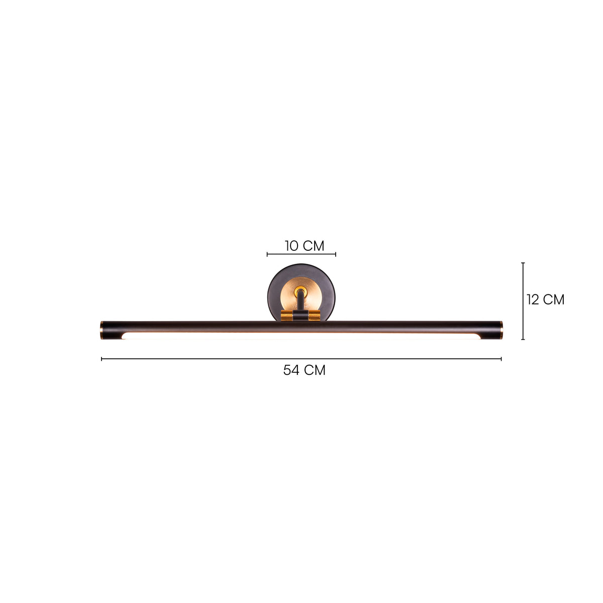 Superhit (Large, Black, Built-In LED) Picture Wall Light