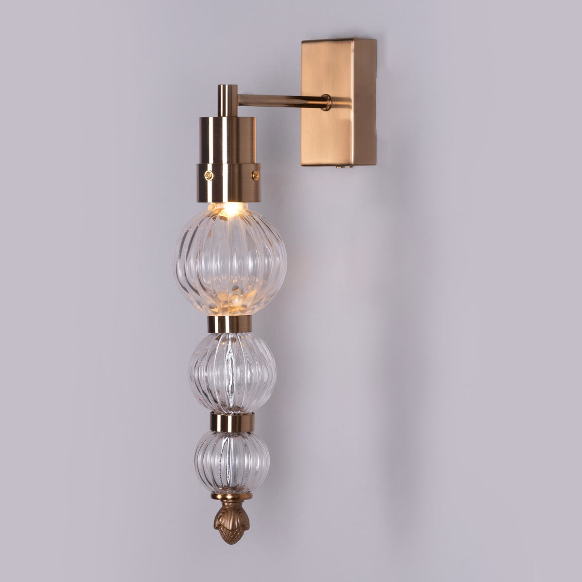 High Born (Gold) Glass Wall Light