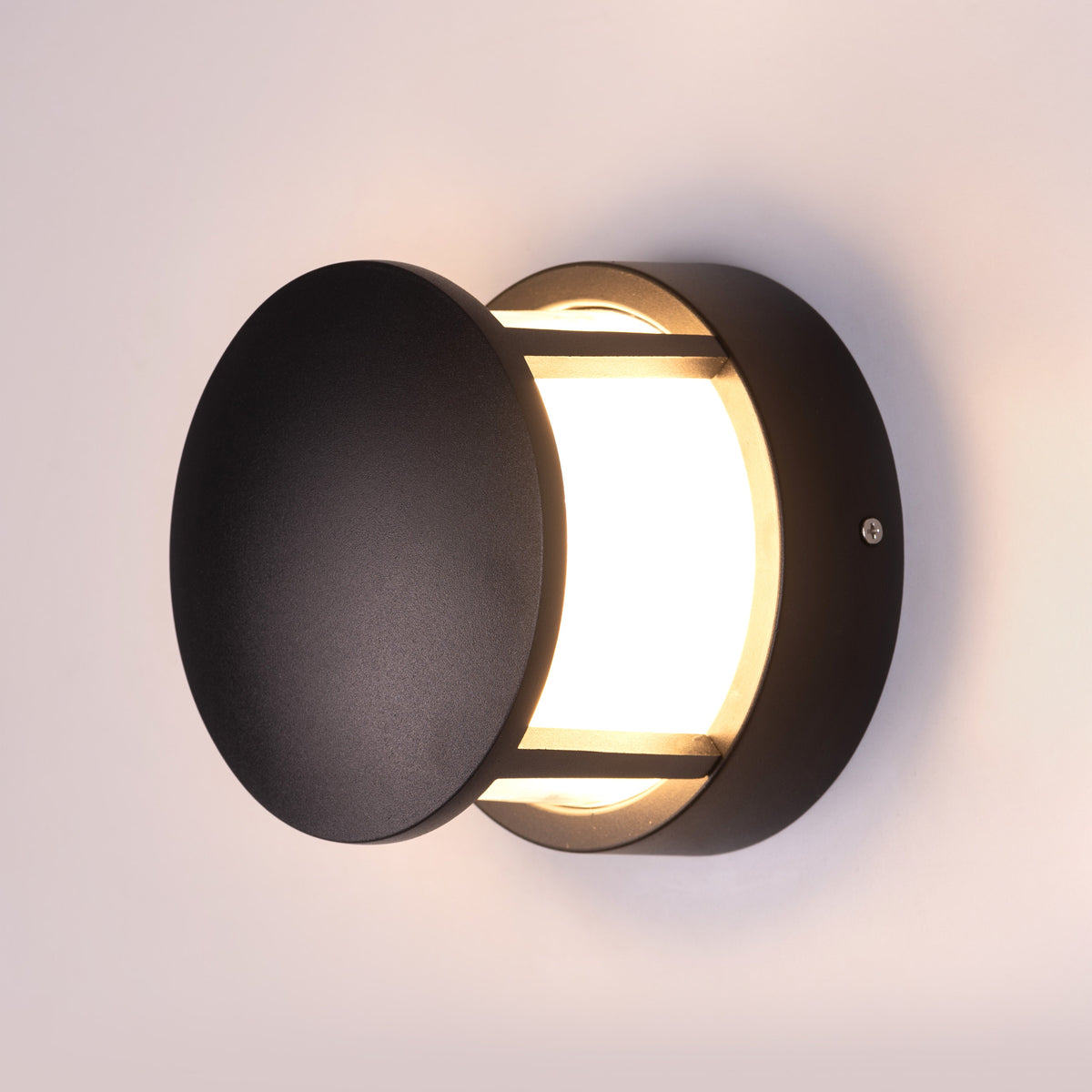 Maize (Black, Built-In LED) Indoor/ Outdoor Wall Light (IP65 Rated)