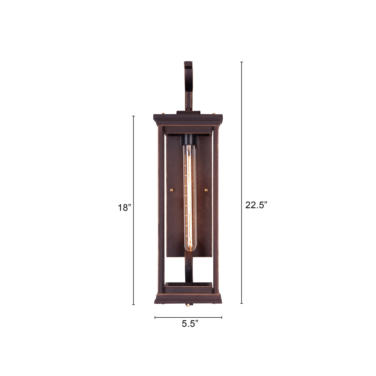 Frame Of Mind (Black) Outdoor / Indoor Wall Light