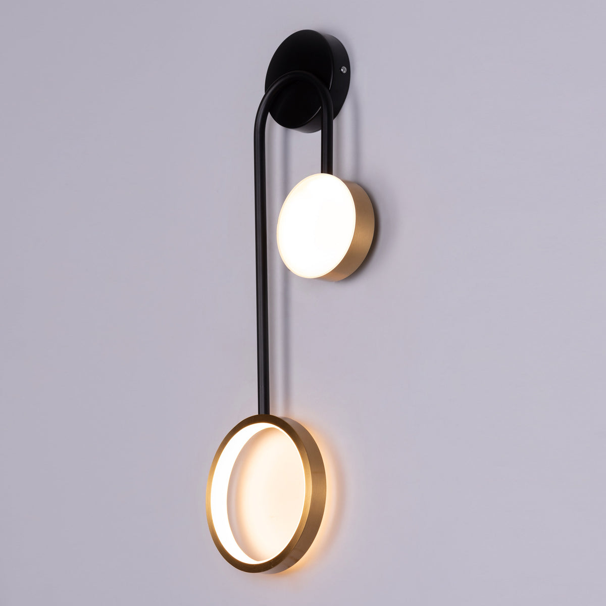 New Season Signature (Black, Gold, Built-In LED) Wall Light