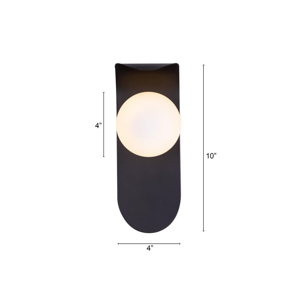 Gifted (Black) Wall Light
