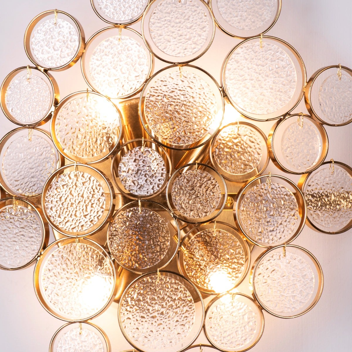 Louder Than Thunder (Gold) Crystal Wall Light