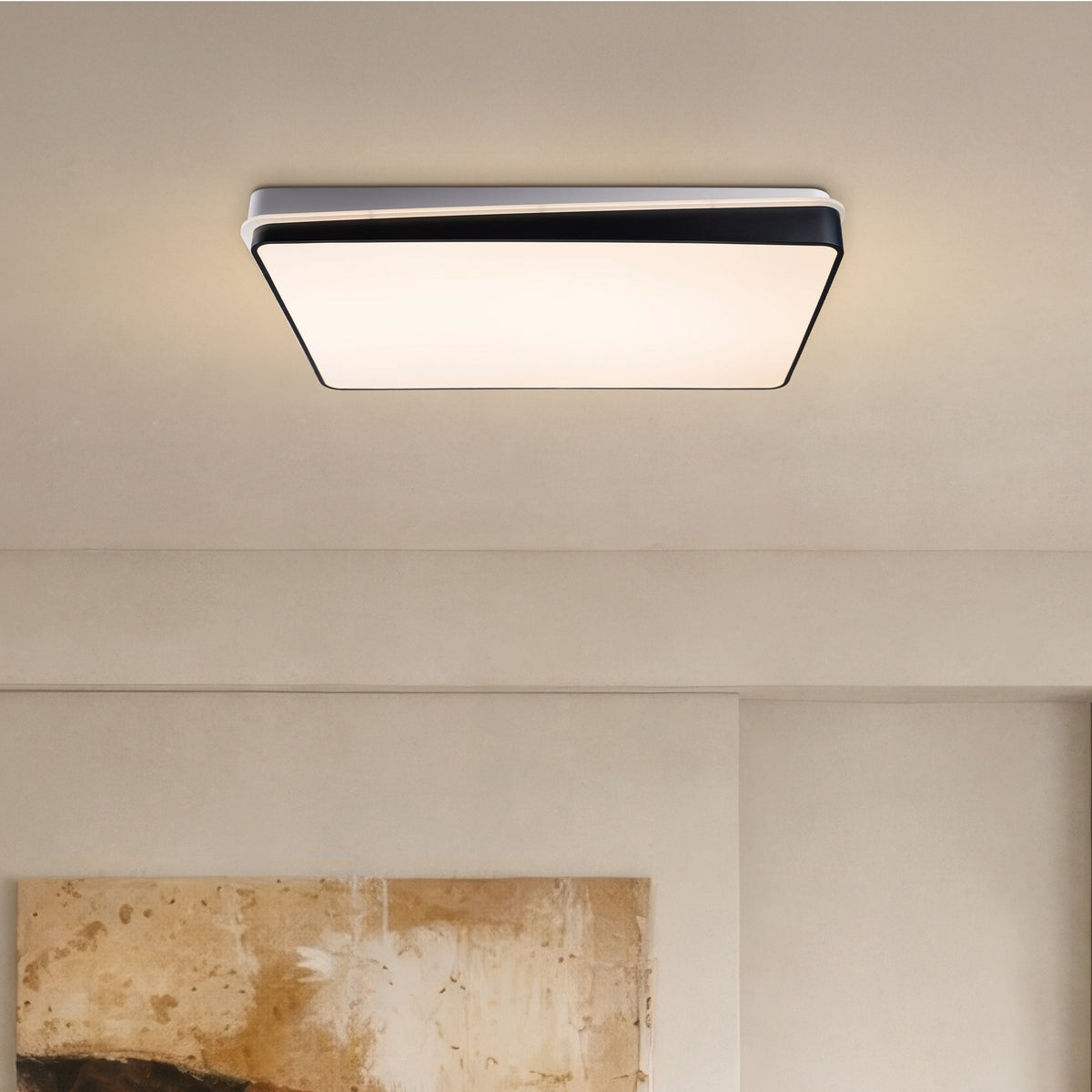 The Obsidian Float (Medium,Dimmable LED) Ceiling Light
