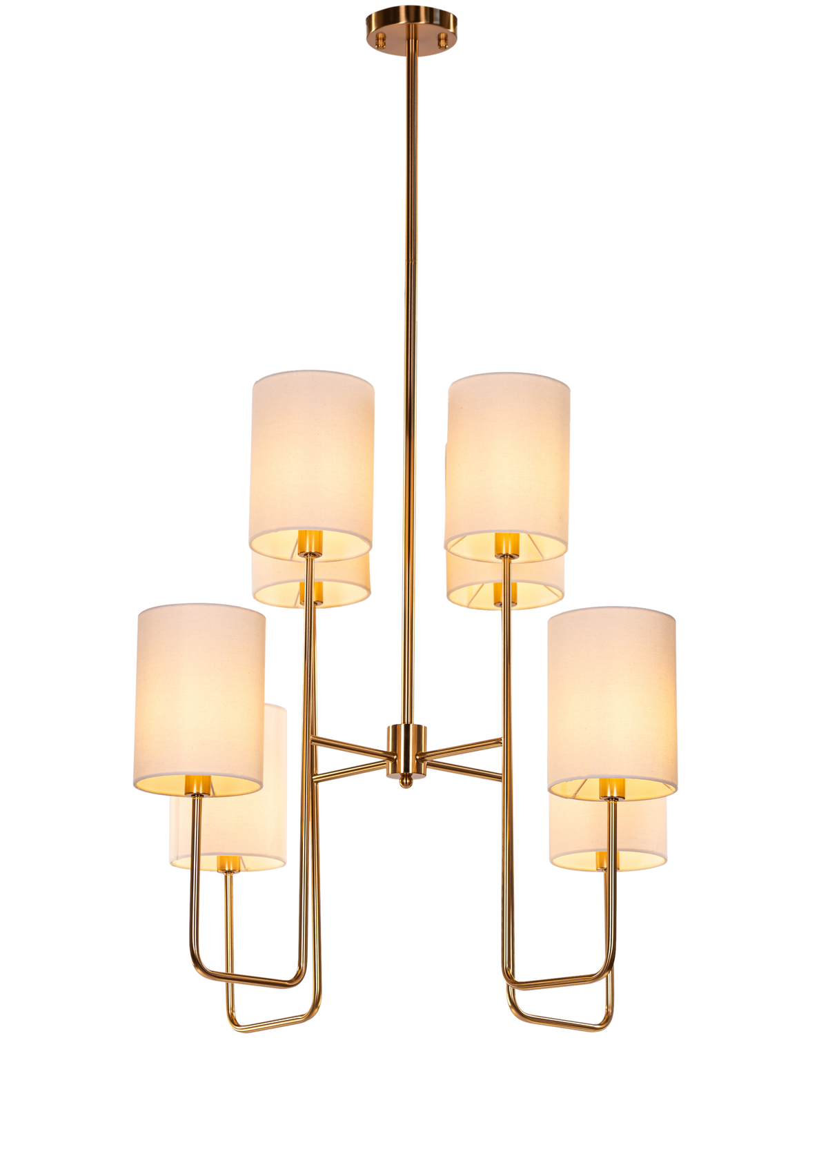 Chelsea (Gold, White) Chandelier