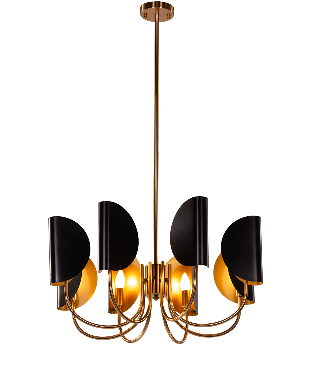 Umbra (Black, Gold) Chandelier