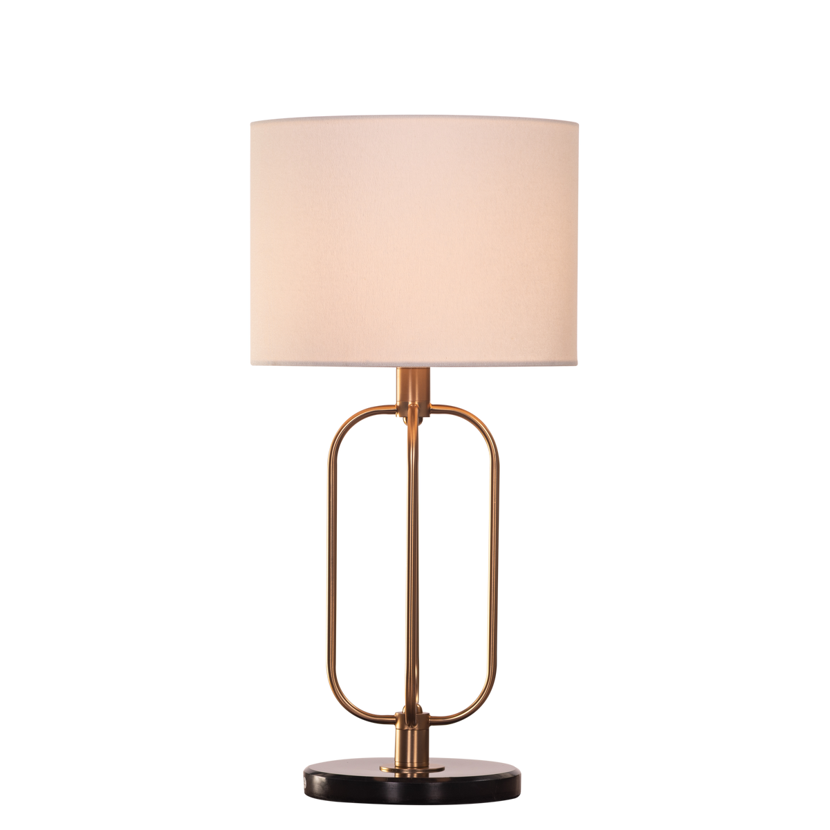 Auremont (Gold/Off-White) Marble Table Lamp