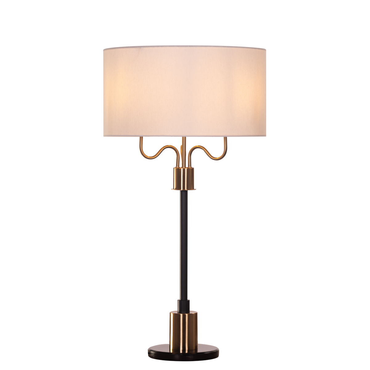 Aubrelle (Black & Gold) Marble Table Lamp