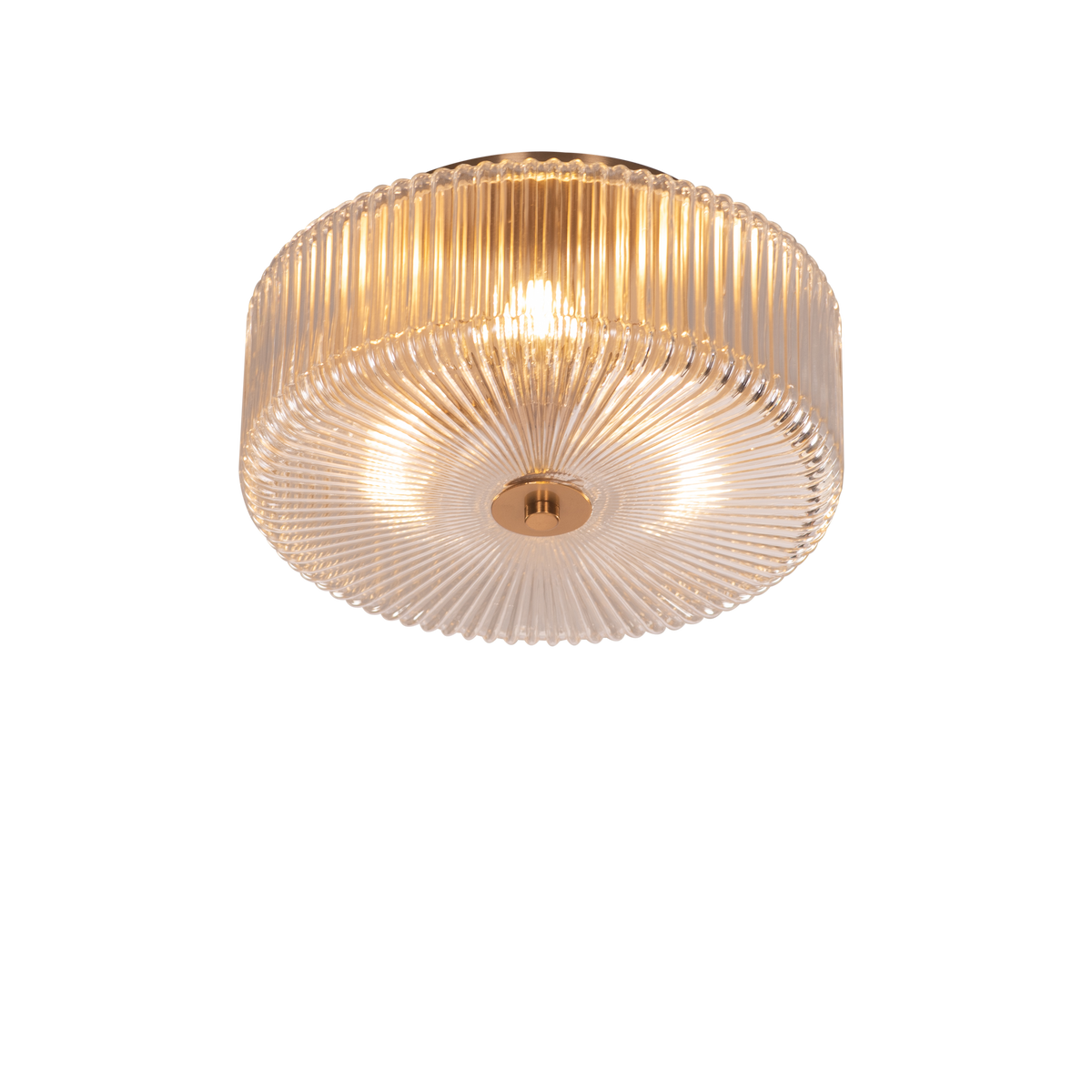 Sunwave (Gold) Textured Glass Ceiling Light