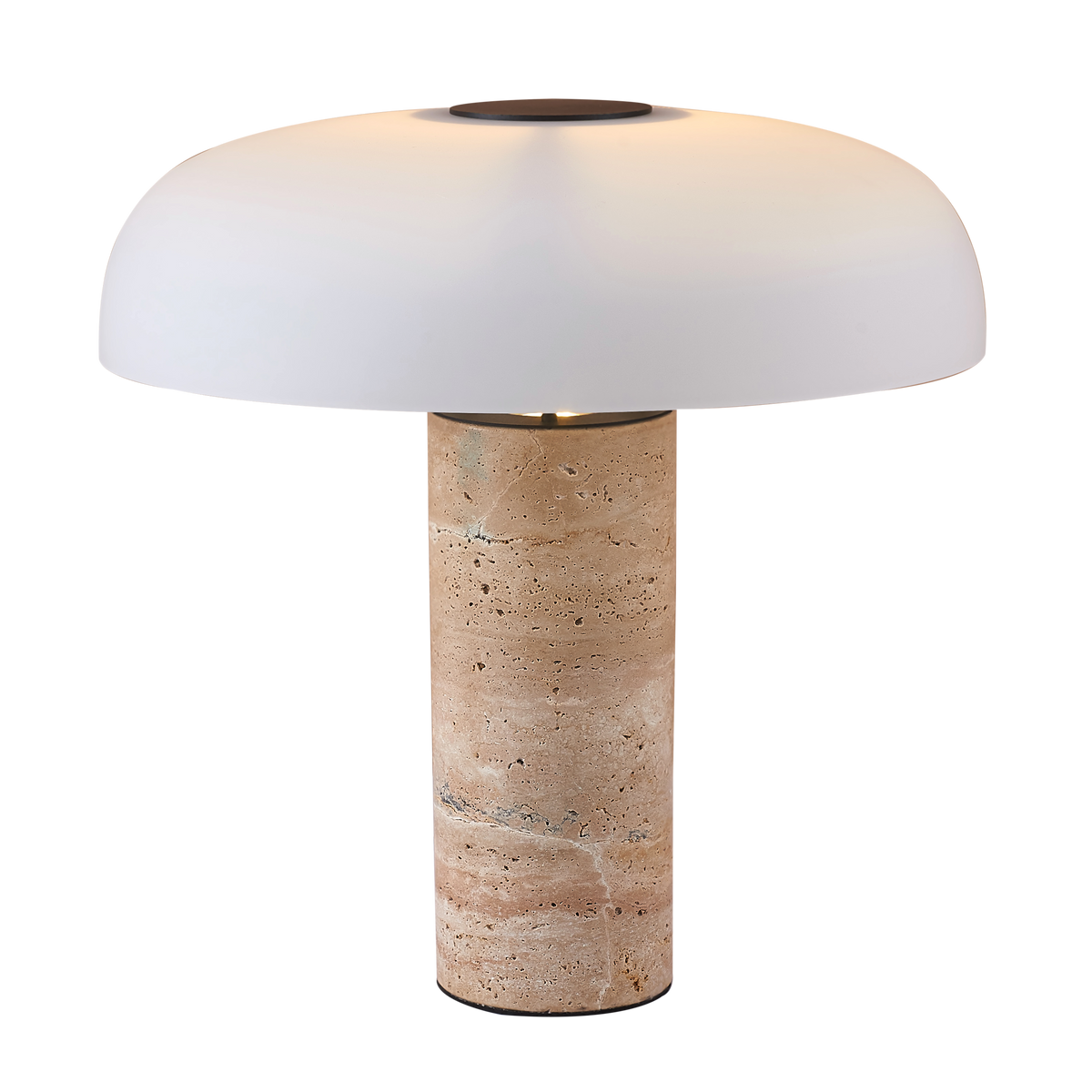 Cruise Control (Beige/White) Marble Table Lamp