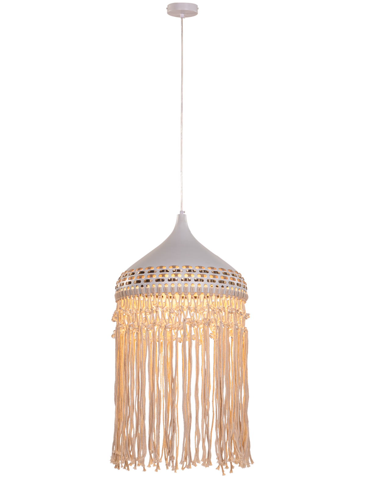 Born In Bali Ivory Pendant Light