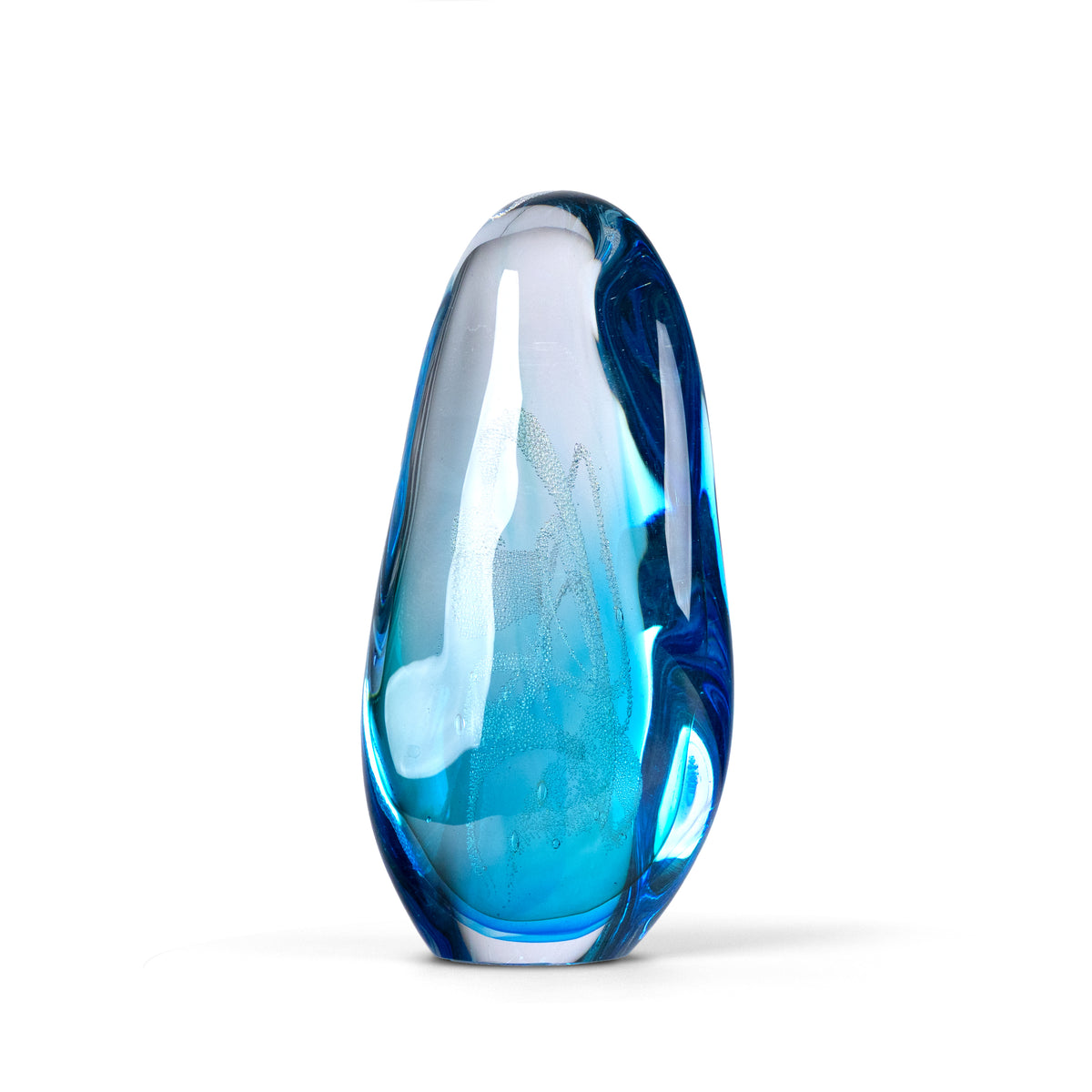 Glacial Drop (Blue) Glass Home Decor