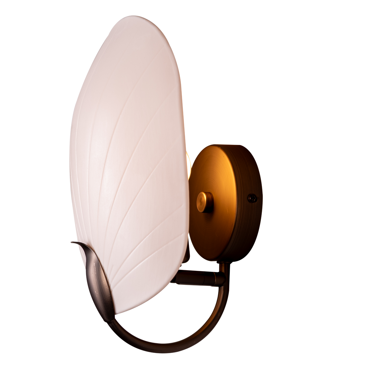 Petaline (Brown, White) Ceramic Wall Light