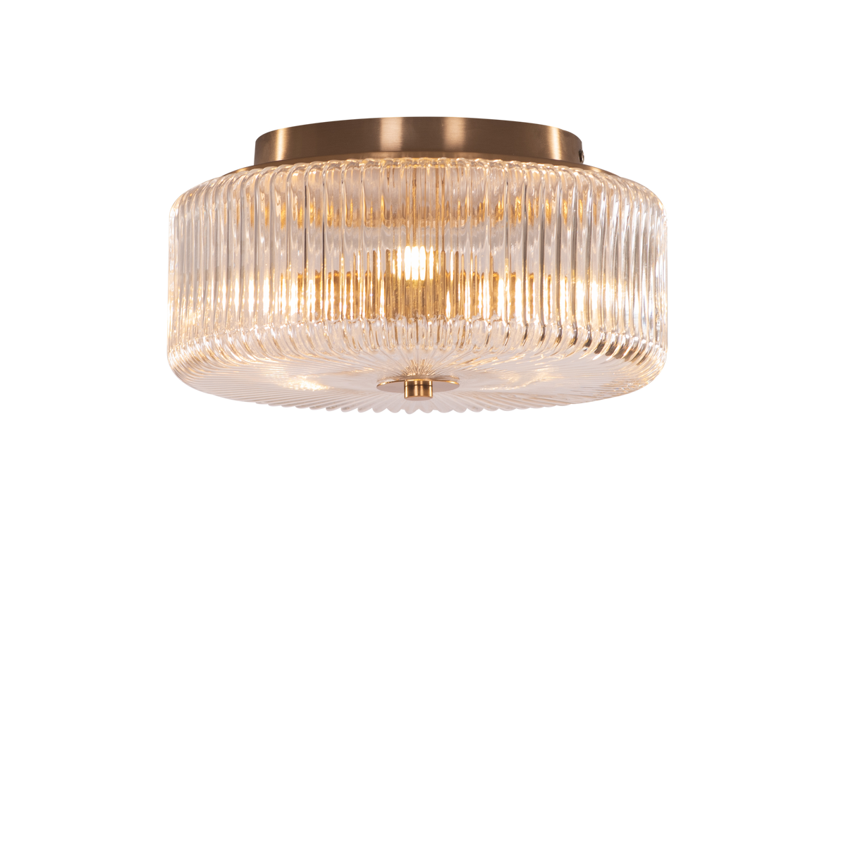 Sunwave (Gold) Textured Glass Ceiling Light