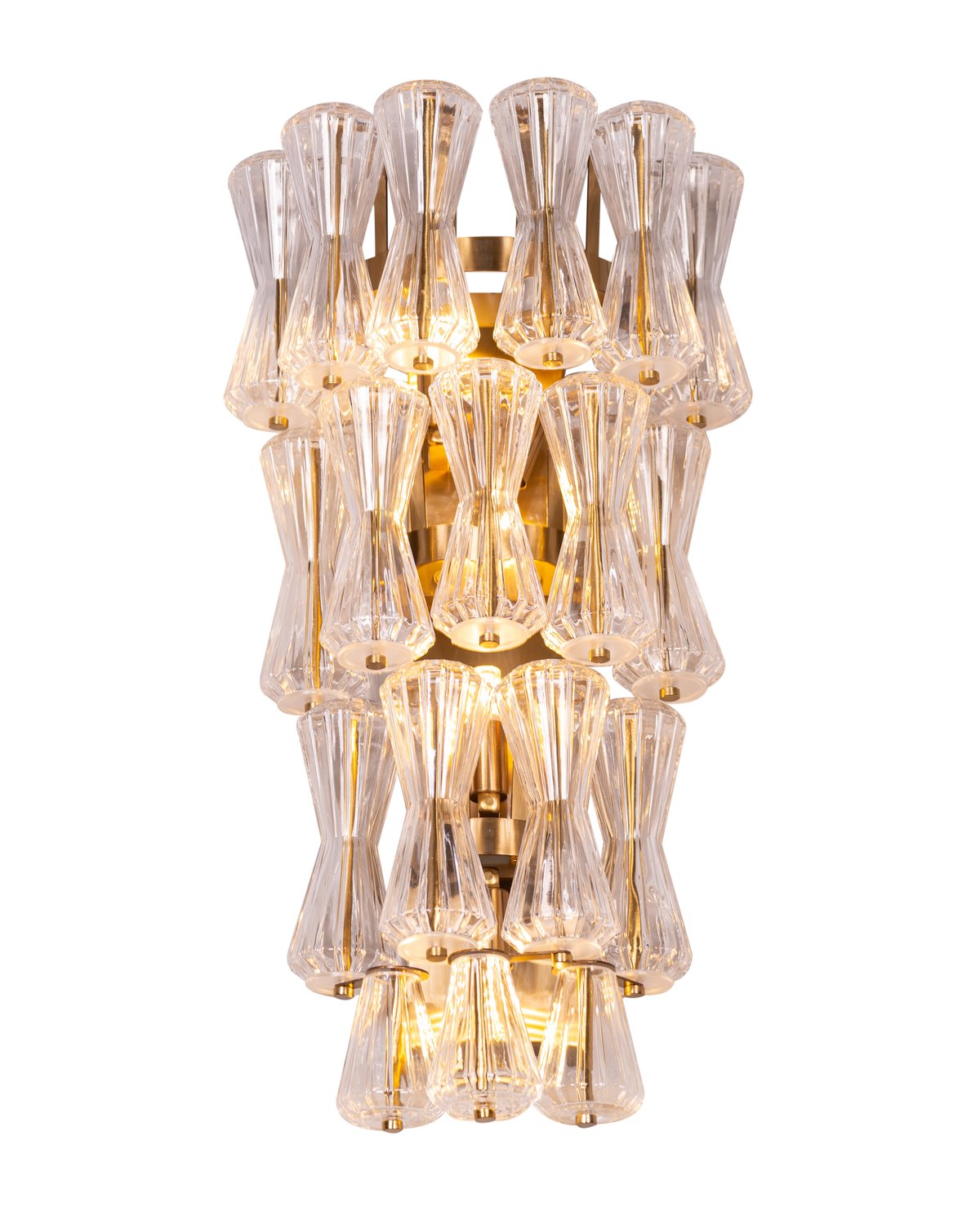 Light Rain (Gold) Glass Wall Light