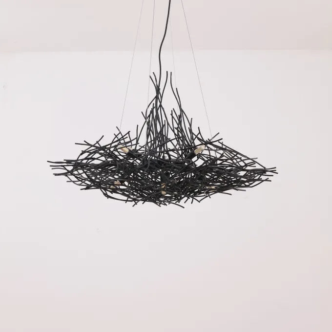 Driftwood Den (Black) Chandelier