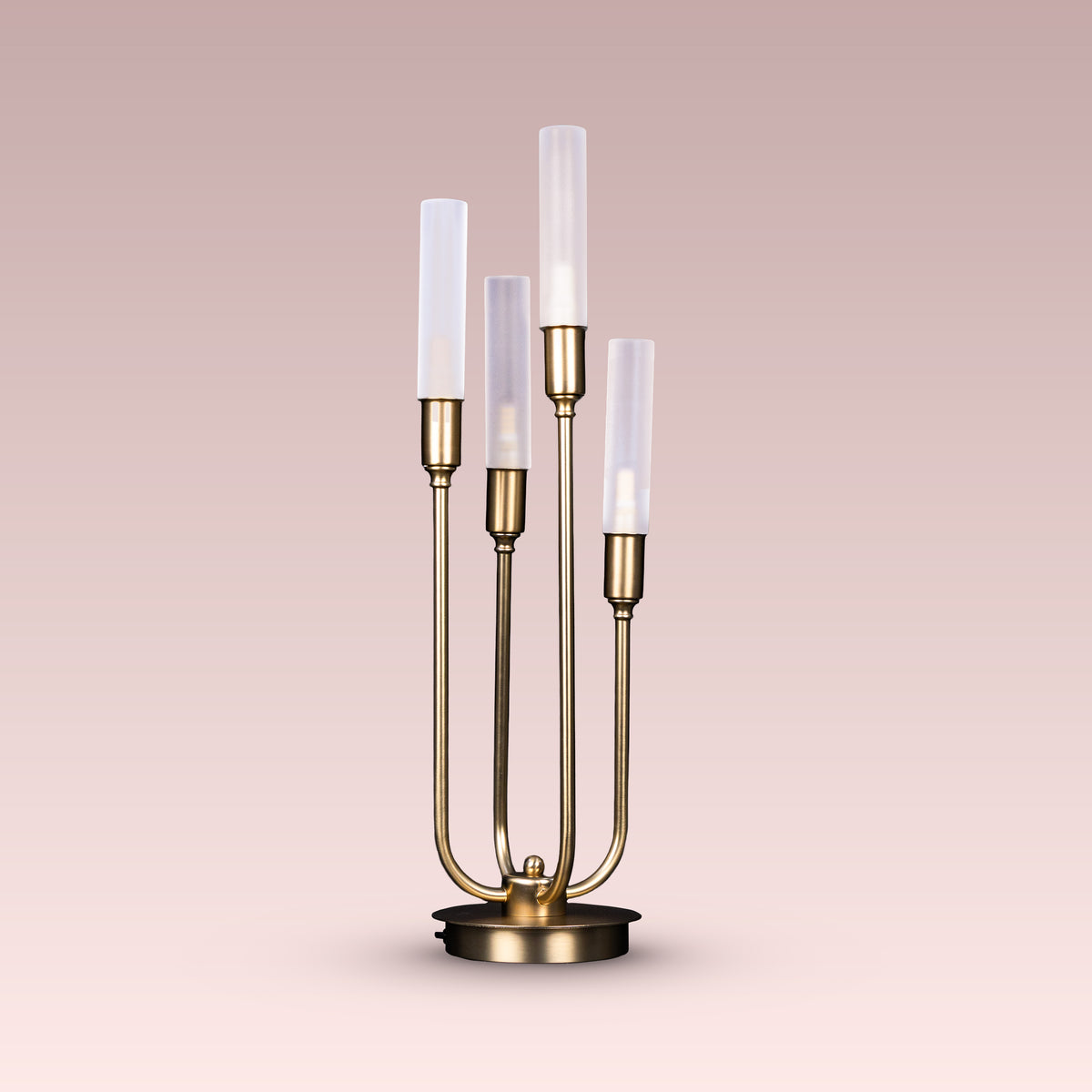 Lucentia (Gold) Frosted Glass Table Lamp
