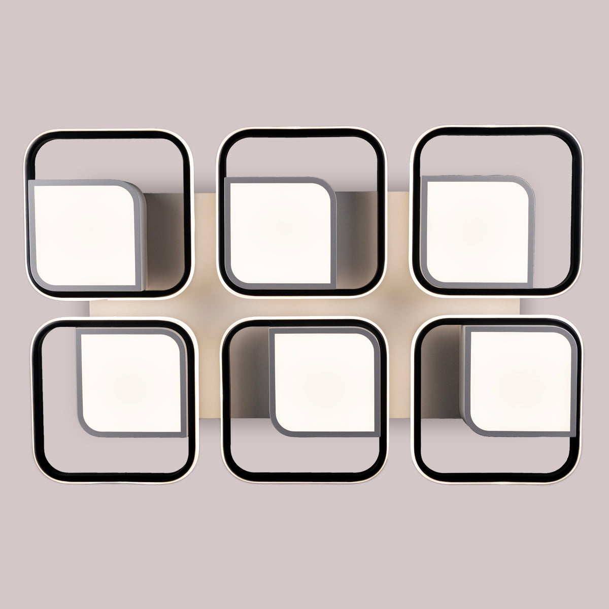 Cubism Six (Dimmable LED) Ceiling Light