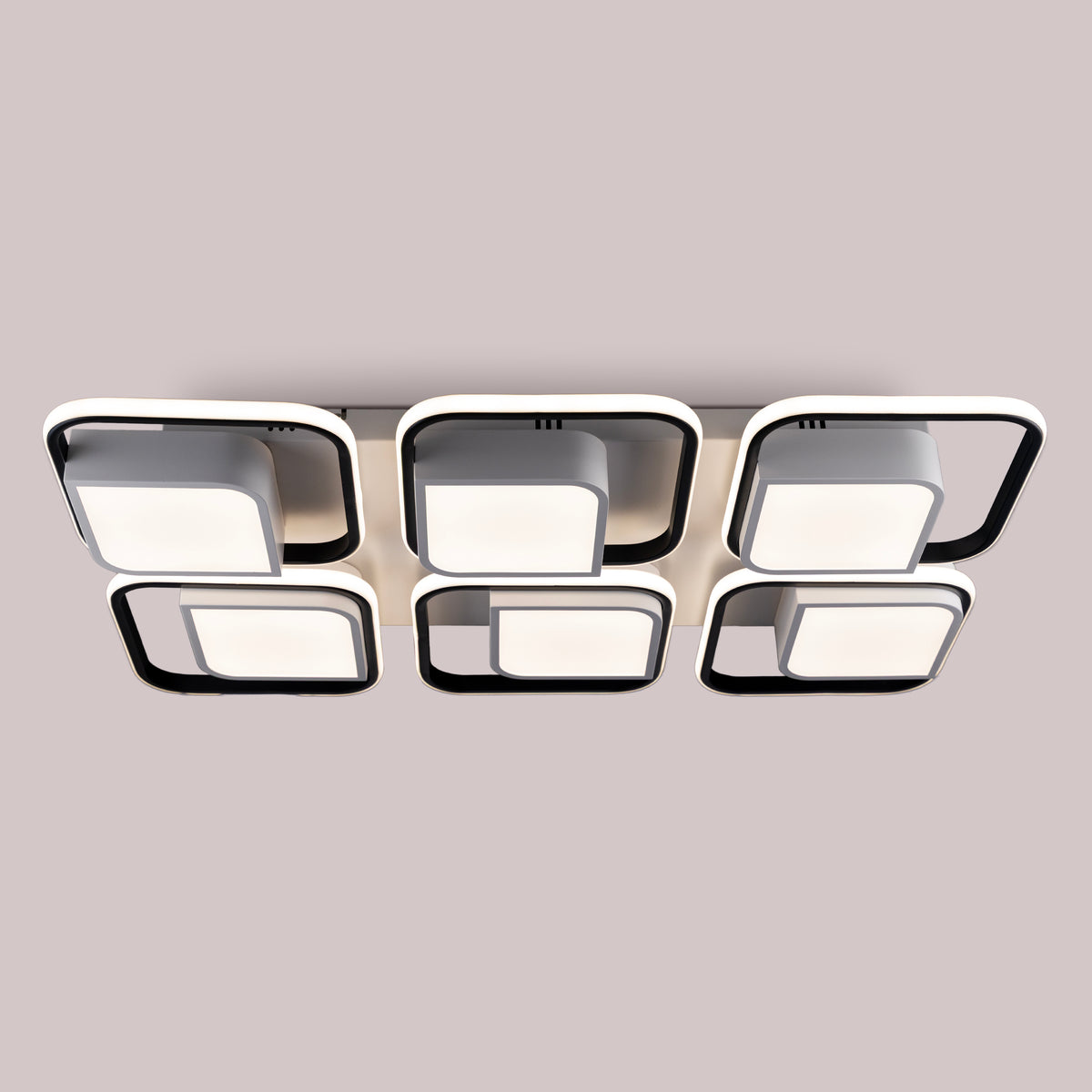 Cubism Six (Dimmable LED) Ceiling Light