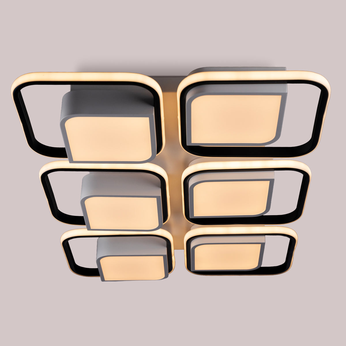 Cubism Six (Dimmable LED) Ceiling Light