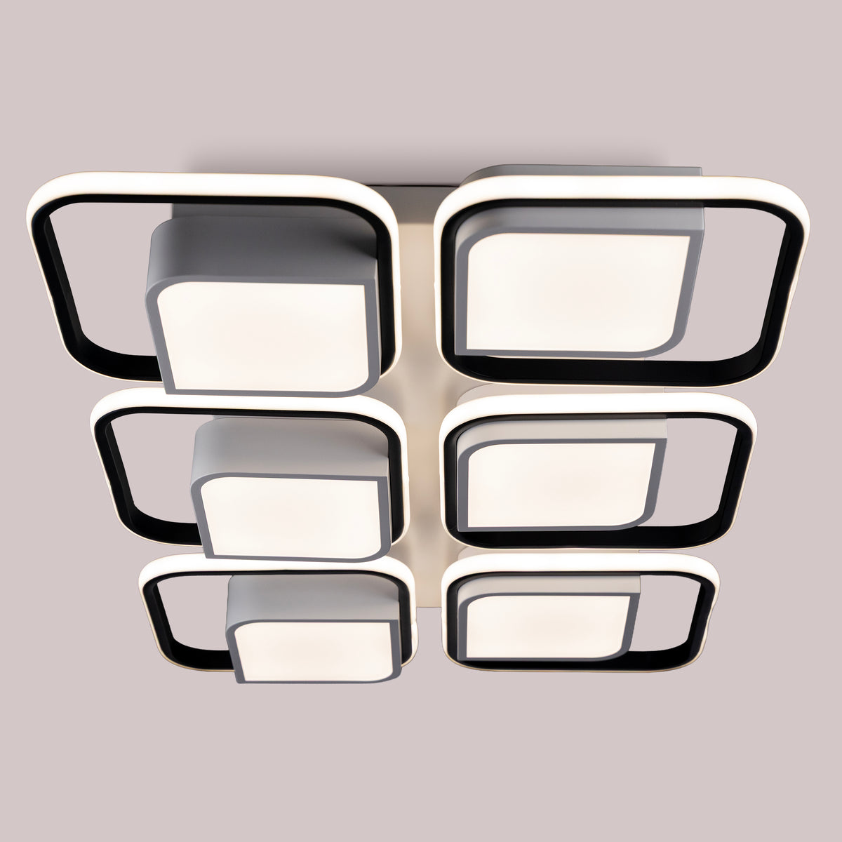 Cubism Six (Dimmable LED) Ceiling Light