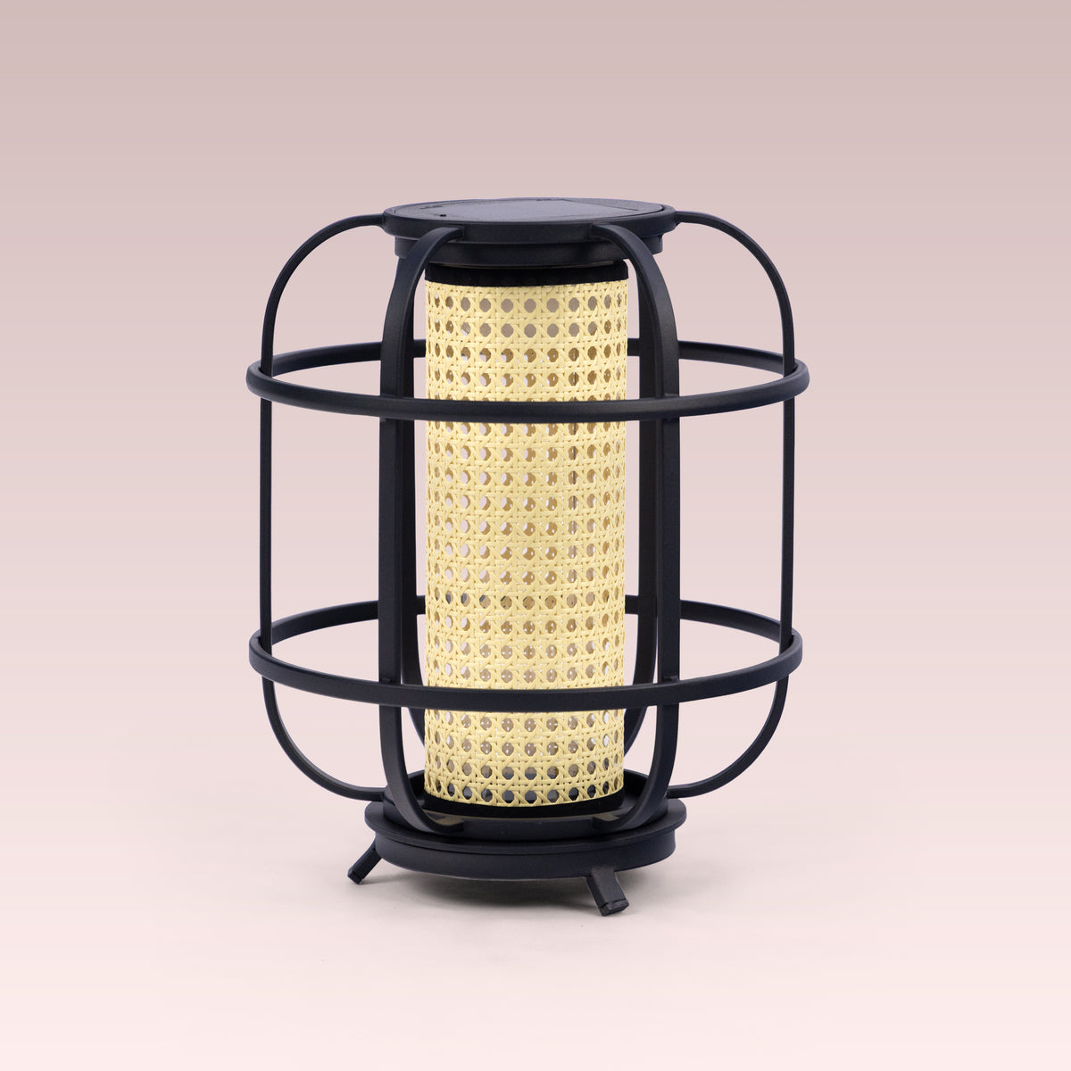 Beacon Tower (Black, Medium, Solar Powered-Rechargeable) Outdoor Floor Lamp