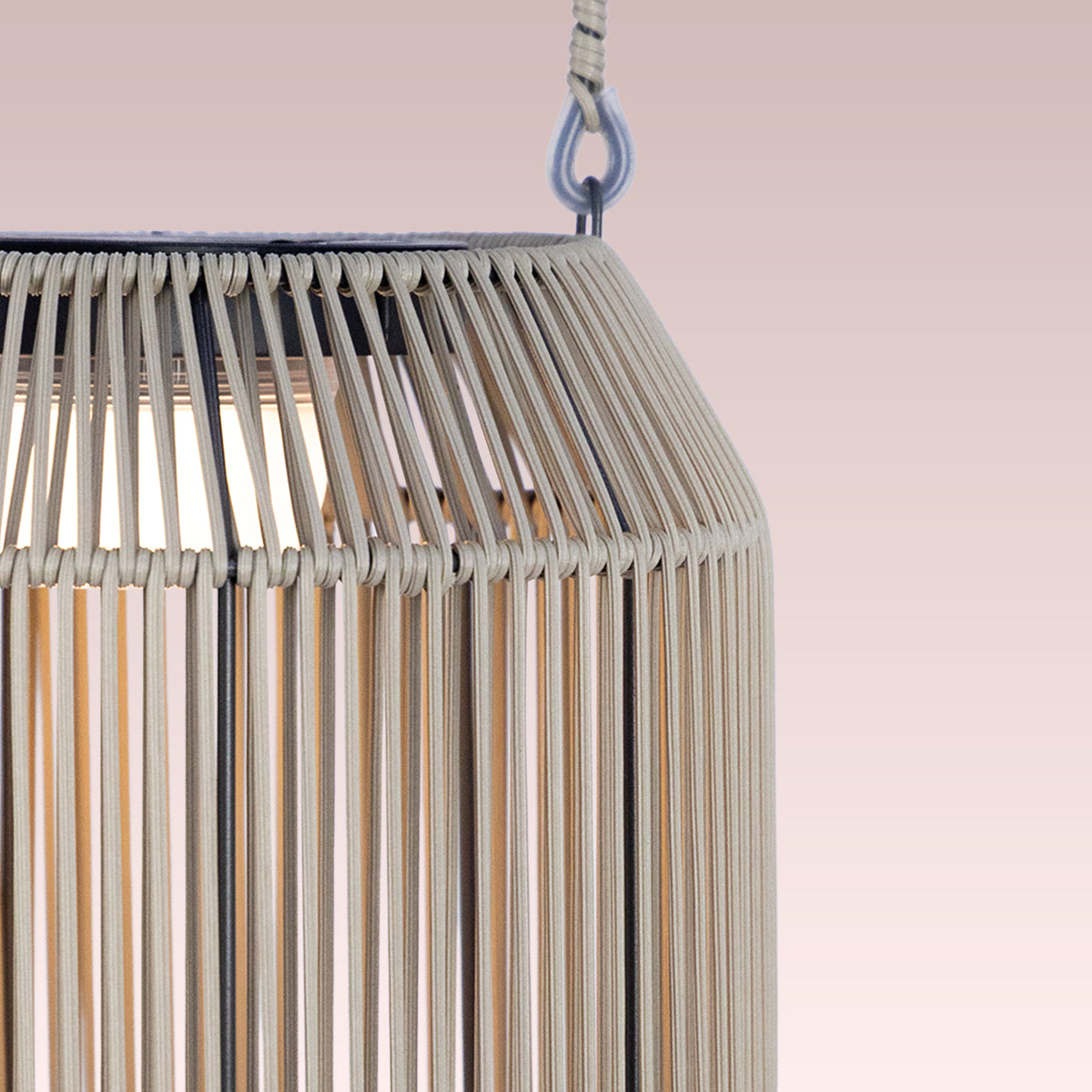 The Rattan Royale (Solar Powered-Rechargeable) Outdoor Floor Lamp