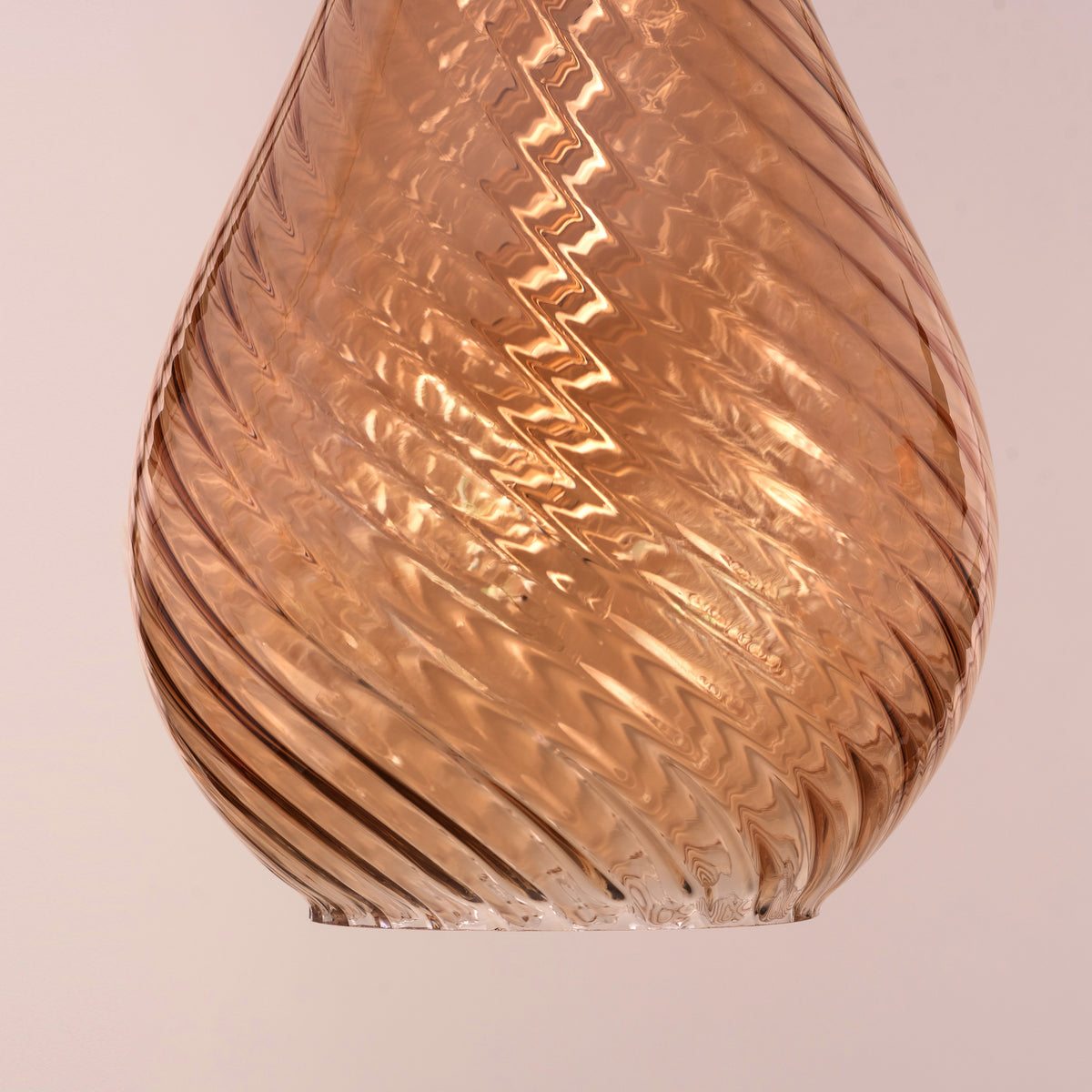 Keep My Love (Amber) Glass Pendant Light