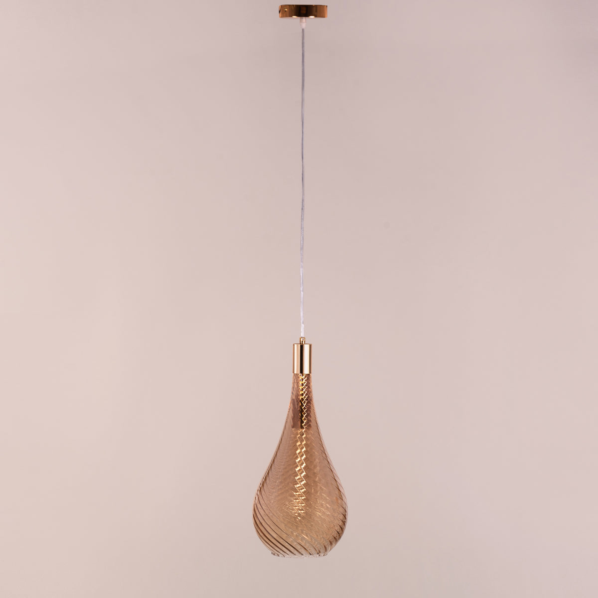 Keep My Love (Amber) Glass Pendant Light