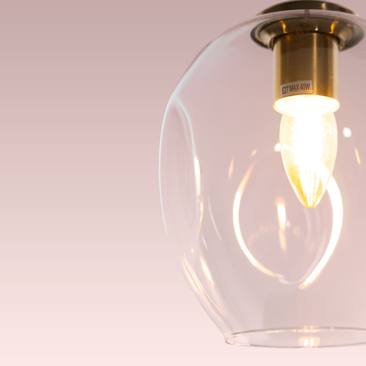 Thousand Stars Single (Clear) Glass Pendant Lamp