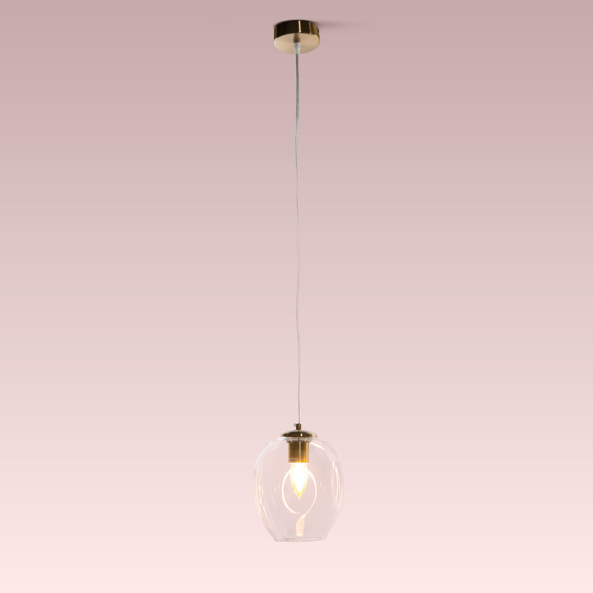 Thousand Stars Single (Clear) Glass Pendant Lamp
