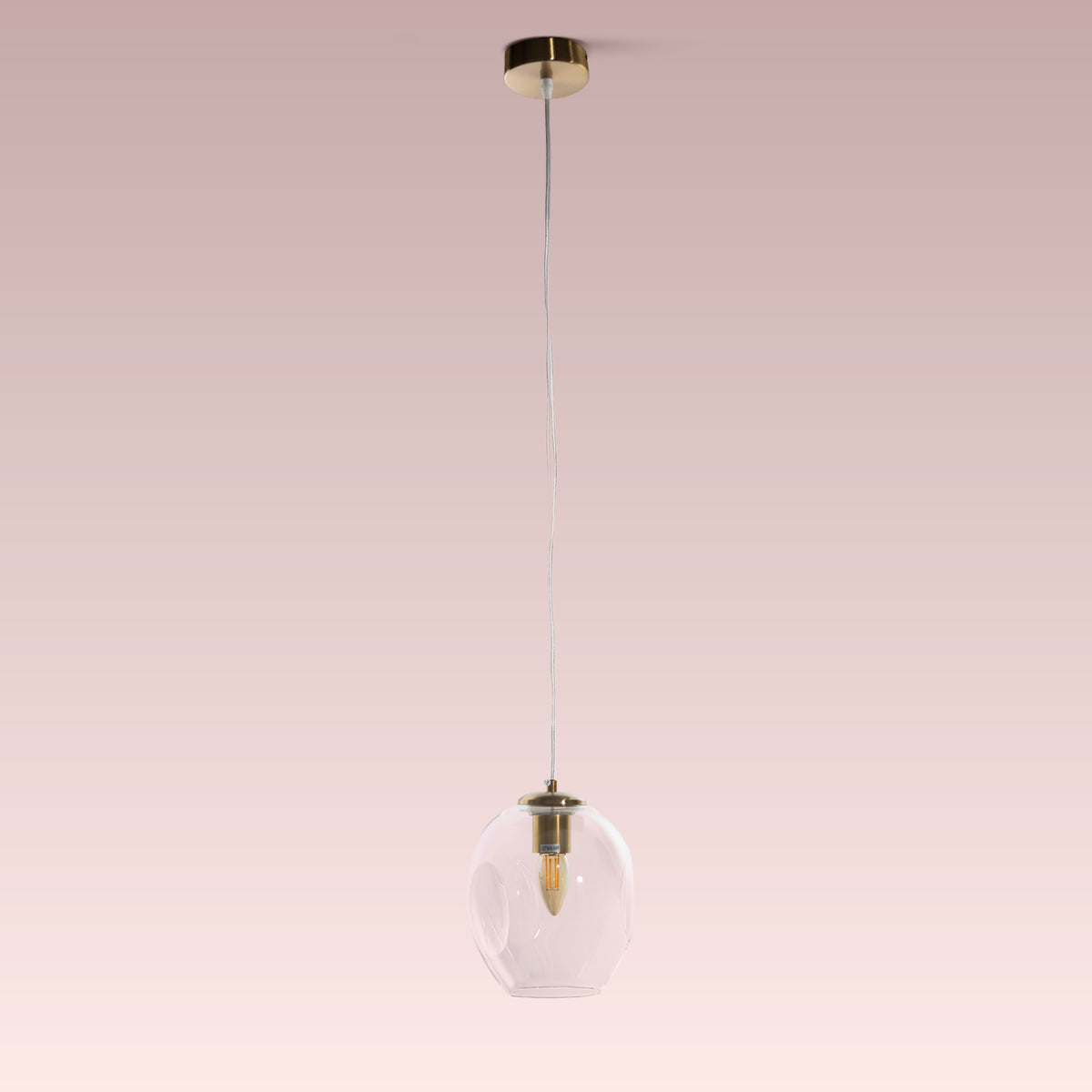 Thousand Stars Single (Clear) Glass Pendant Lamp