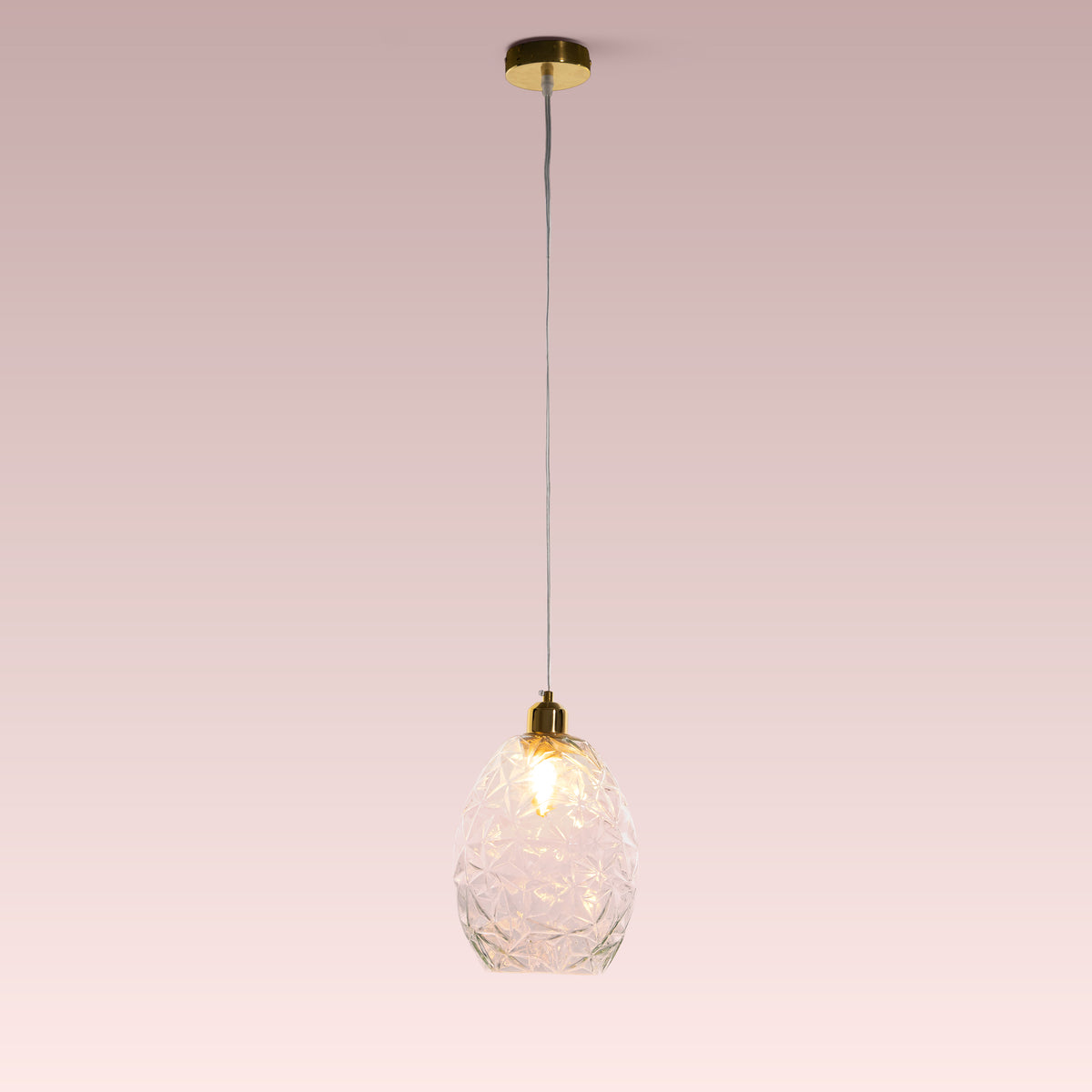 Second Glance (Clear) Glass Pendant lamp